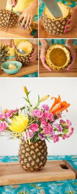 How Much Water to Put in Vase for Flowers and Why Pineapples Don’t Belong in Salads