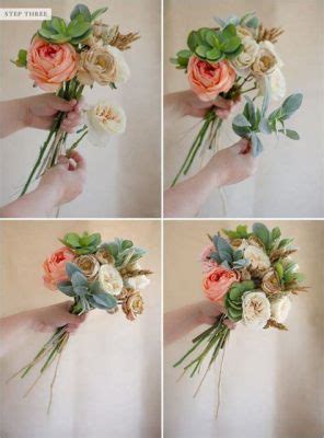 How to Make a Wedding Bouquet with Fake Flowers: A Journey Through Creativity and Practicality