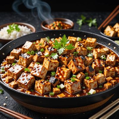  Mapo Tofu: A Symphony of Sizzling Spice and Silky Smoothness!