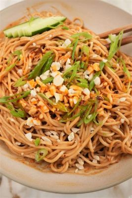  Spicy Cold Noodles with Sesame Paste: Can You Handle the Fiery Embrace of This Refreshing Dish?